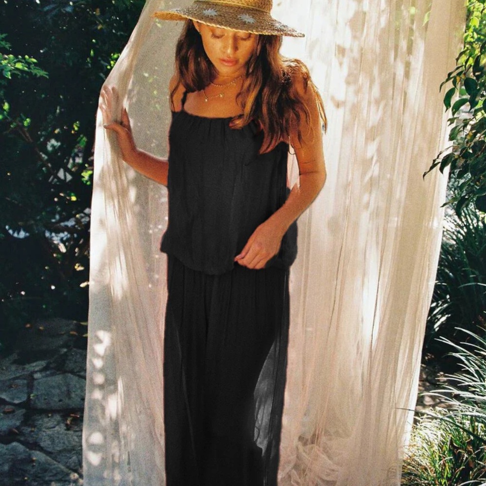 Scandal Italy Black Stella Jumpsuit